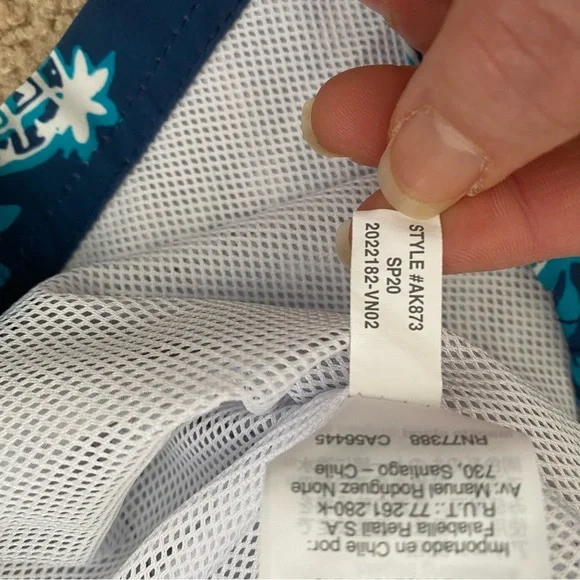 J Crew Swim Trunks Men’s 38 Blue Pineapple Hawaiian Lined Flex Beach - Picture 6 of 9